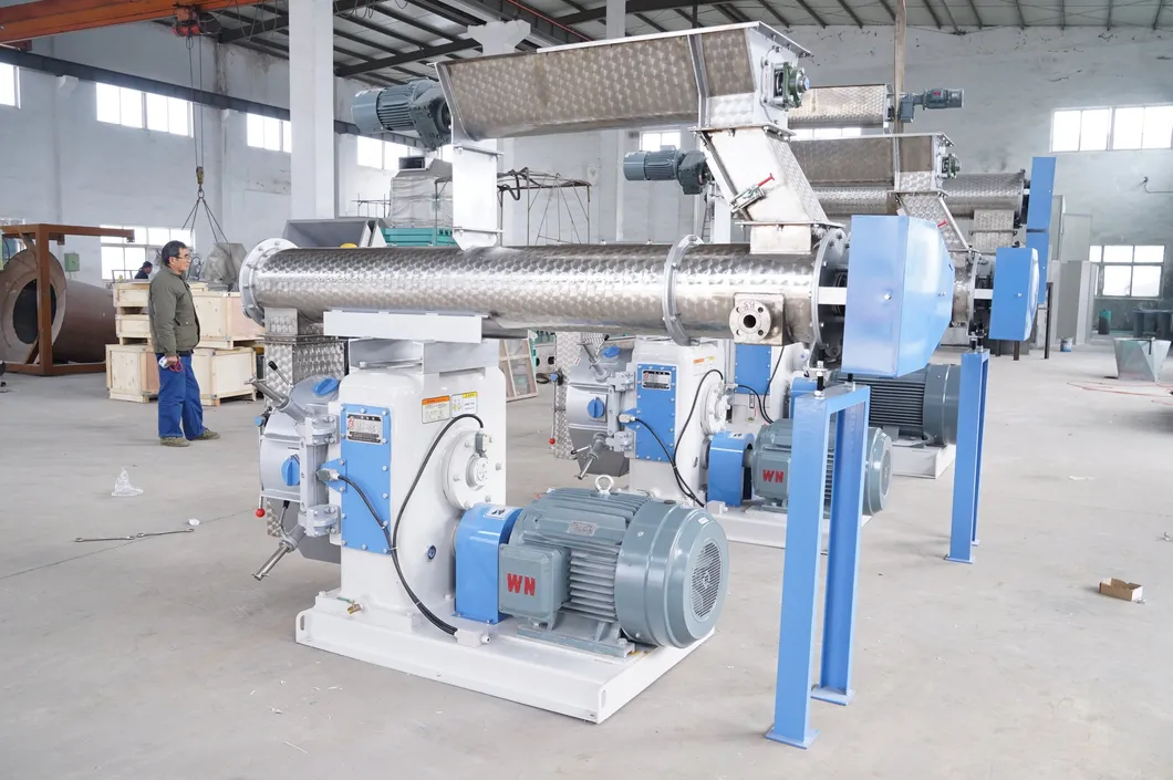 1-2tph Poultry Feeding / Manufacturing Plant for Animal Feed / Feed Pellet Making Line Equipment