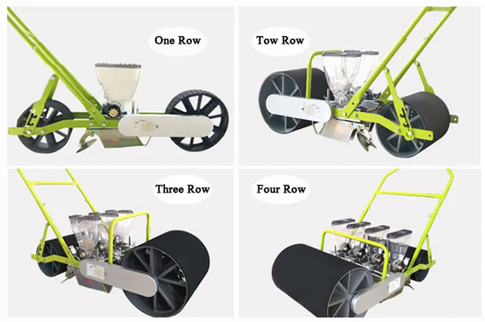 1 Row Multi Function Hand Push Vegetable Seeder/Planter/Transplanter for Onion/Grass/Corn