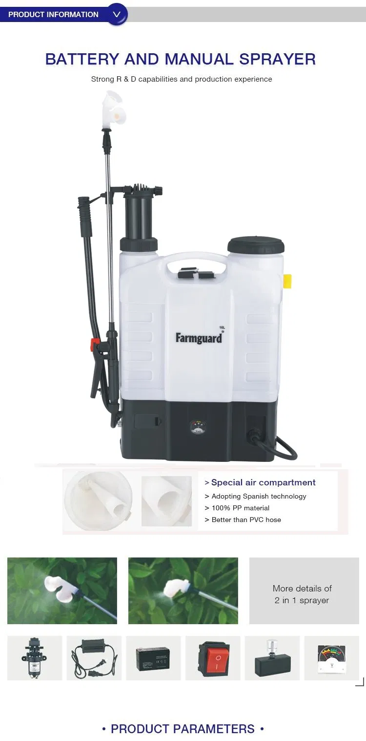16 20litros Mochila De Mano De La Pulverizadora PARA Control De Plaguicidas Agr&iacute; Colas