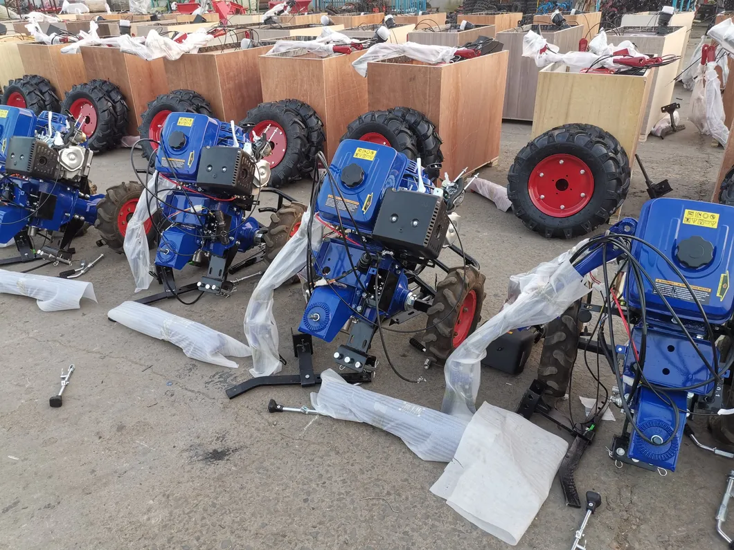 188f 190f Gasoline Mini Tiller 186f Diesel Power Tiller 500-10 Wheel Power Tiller