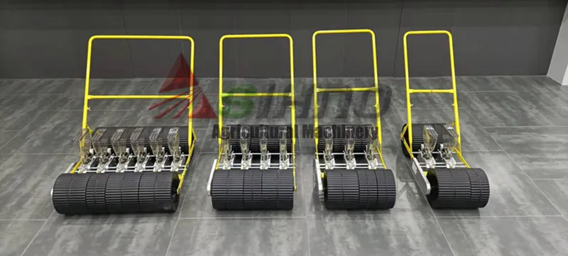 2 Rows 3/4 Row Multi-Function Mini Seeder Manual Portable Hand Push Vegetable Seeder for Seeds