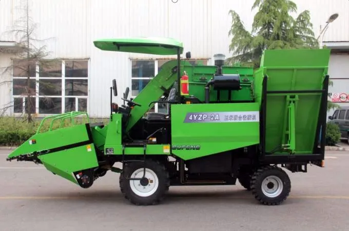 2 Rows Farm Corn/Maize Self-Propelled Combine Harvesting Machine