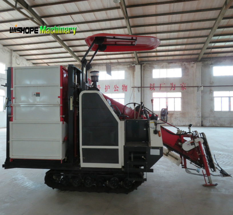 2021 New Rubber Track Agricultural Peanut Combine Harvester