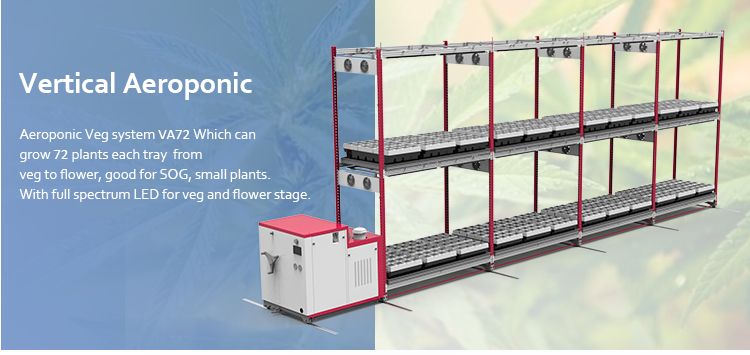 2021 Big Weight Using Hot Selling Ecospeed 2 Tiers Indoor Vertical Aeroponic System for Medical Herb/Planting/Flowering/Bloom