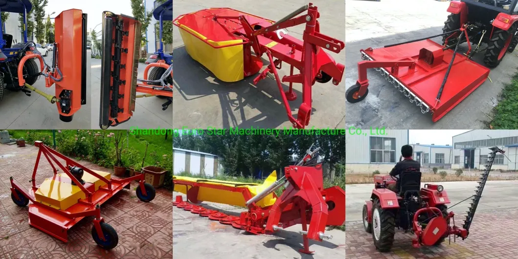 2100mm Disc Lawn Mower Sickle Hydraulic Alfalfa Hay Mower Rotary Garden Grass Machine Agricultural Machinery Trimmer Electric Gasoline Mower 50-80HP Tractor