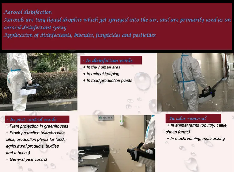 2L Handy Fogging Machine Heavy-Duty Insecticide Chemical Fogger Ulv Mister Mist Duster