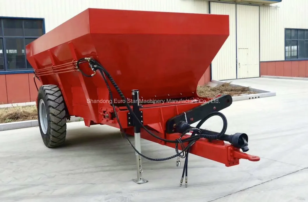 30-60HP Tractor Fertilizer Spreader/Traction Manure Spreader/Organic and Lime Fertilizer Spreader/ Agriculture ATV Tractor Fertilizer Spreader /Dfc-5500