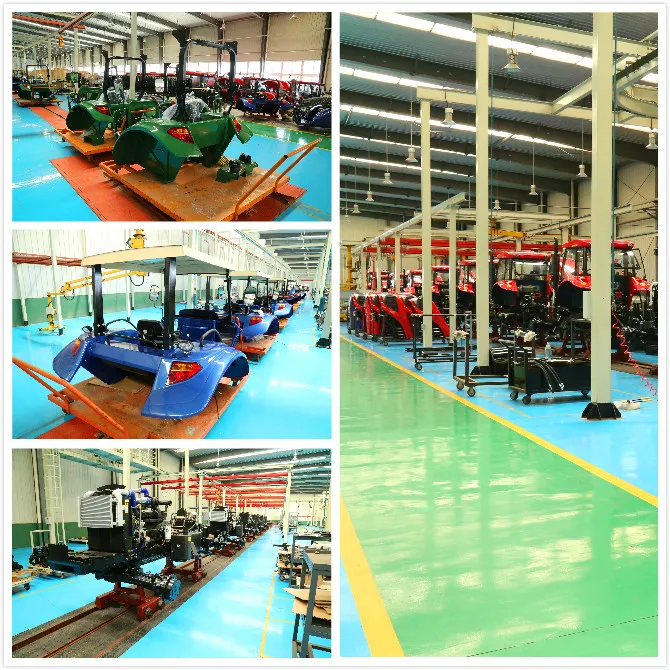 35HP 40HP 45HP 50HP 60HP 65HP 4*4 Compact Tractor 4WD Front-Loader Rear-Backhoe Agricultural Tractor Factory