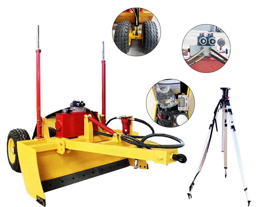 3m Working Width Farm Land Grader Agricultural High Precision Laser Land Leveller
