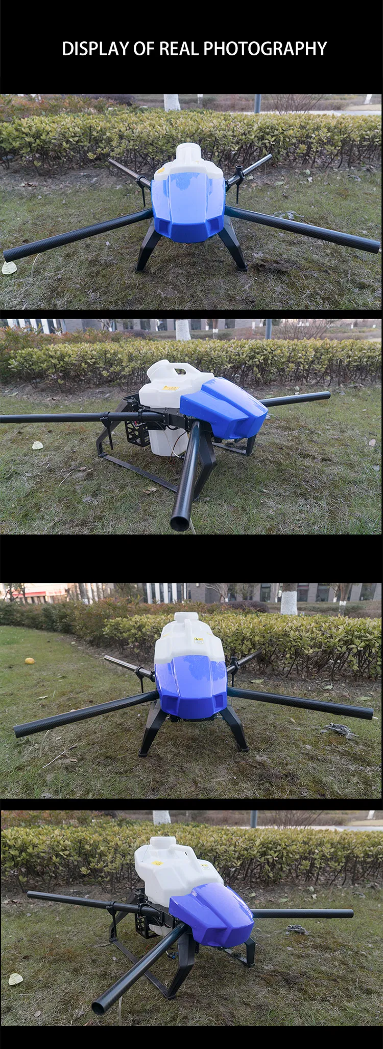 4axis 22L Agricultural Spraying Drone Carbon Fiber Frame Aircraft Mist Agriculture Agricultural Uav Frame