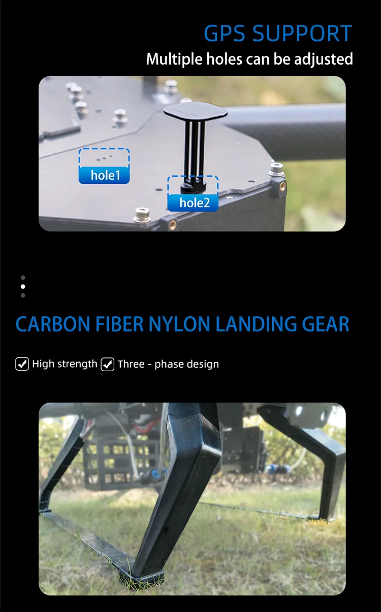 4axis 22L Agricultural Spraying Drone Carbon Fiber Frame Aircraft Mist Agriculture Agricultural Uav Frame