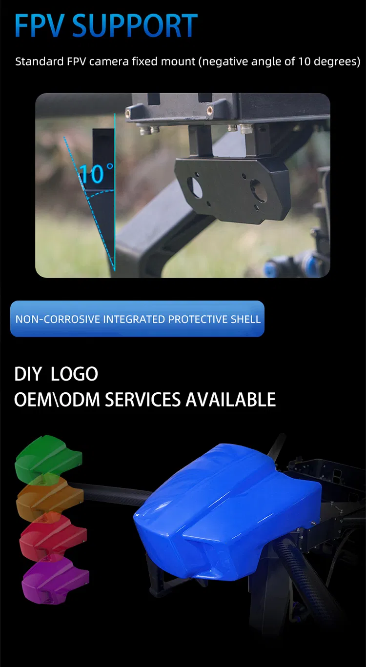 4axis 22L Agricultural Spraying Drone Carbon Fiber Frame Aircraft Mist Agriculture Agricultural Uav Frame