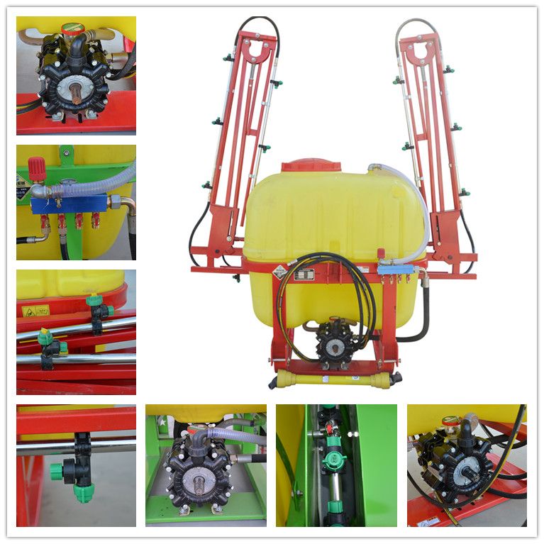 500L Tractor 3 Point Mounted Agricultural Air Boom Sprayers