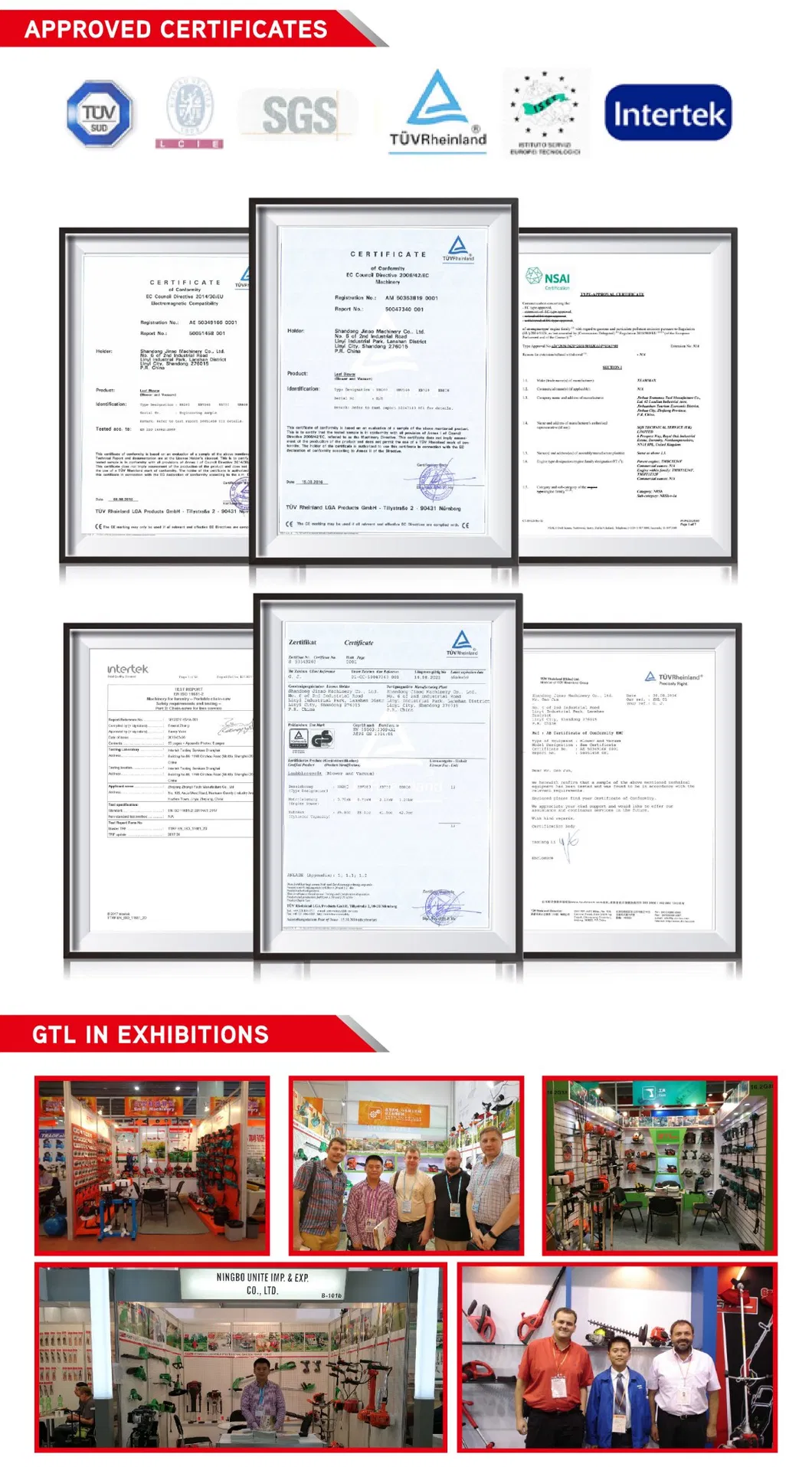 6.5HP 4 Stroke Ohv Engine Belt Drive Agricultural Equipment Gasoline / Petrol Power Tillers Garden Rotavator / Cultivator Tiller (GT40)