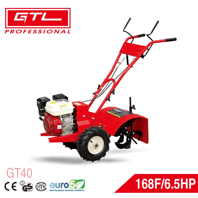 6.5HP 4 Stroke Ohv Engine Belt Drive Agricultural Equipment Gasoline / Petrol Power Tillers Garden Rotavator / Cultivator Tiller (GT40)