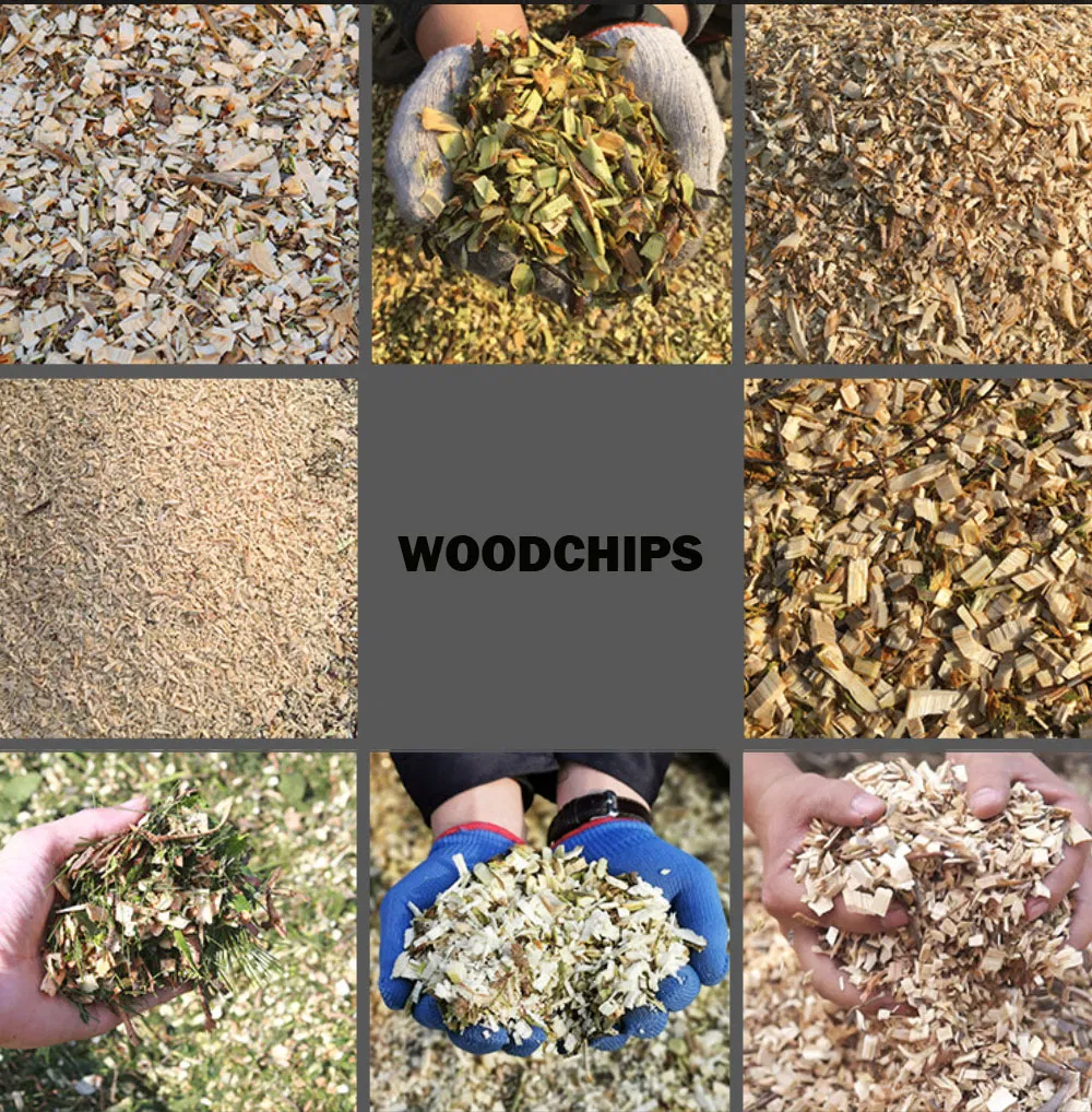 6.5HP Forestry Machine Wood Cutting Chipping Shredding Tools Gasoline Wood Chipper Shredder (SZ6.5)