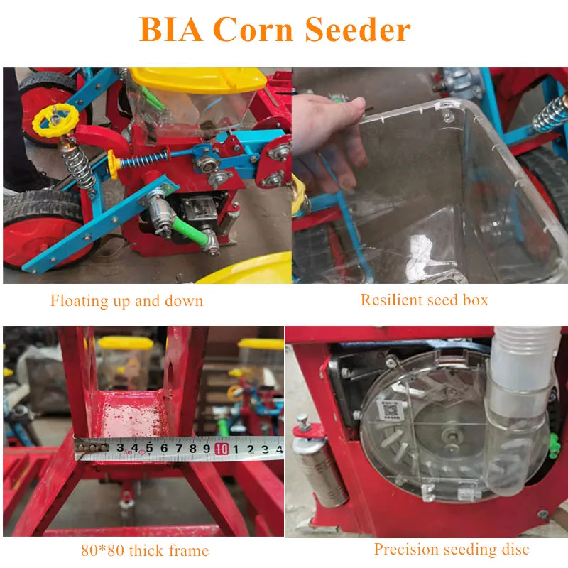 6 Rows Tractor Maize Seeder Corn Planter with Fertilizer Box for Sale