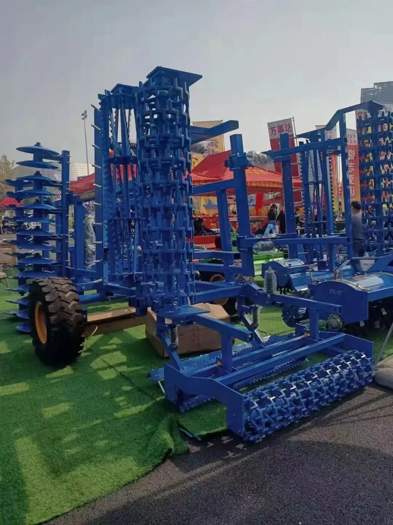 7.2m Folding Combined Ground Preparation Machine Wide Heavy Duty Disc Harrow