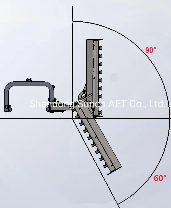 70HP/80HP/90HP Agriculture Tractor Powered Side Flail Mower Cutter Sale in France/Spain/Canada