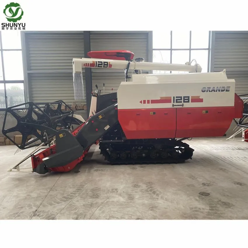 88.9kw 120HP Grande OEM 4lz-7.0 Rice Combine Harvester Cosechadora De Arroz