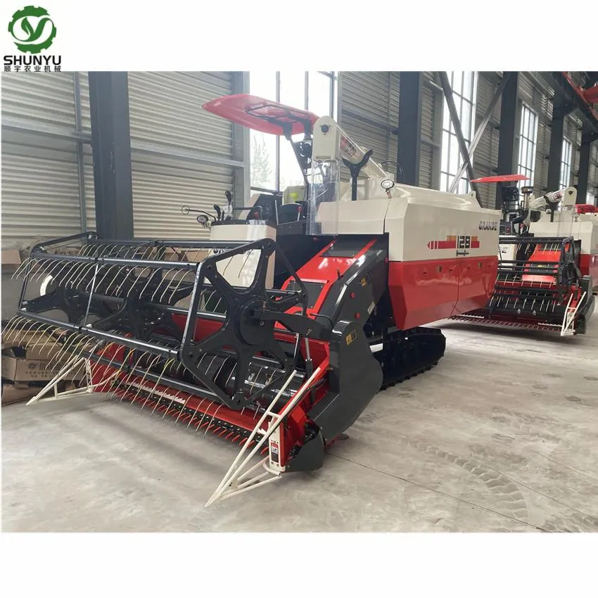 88.9kw 120HP Grande OEM 4lz-7.0 Rice Combine Harvester Cosechadora De Arroz