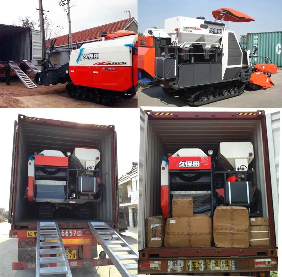 88.9kw 120HP Grande OEM 4lz-7.0 Rice Combine Harvester Cosechadora De Arroz