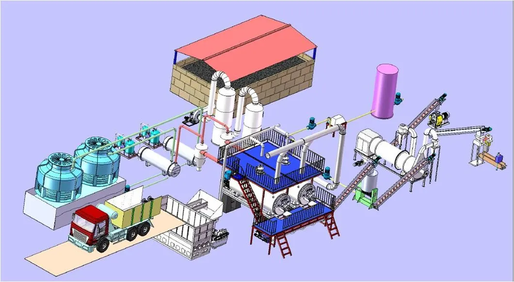 Abattoir Waste Customized Industrial Animal Waste Meat Meal Bone Meal Making Equipment for Slaughter House