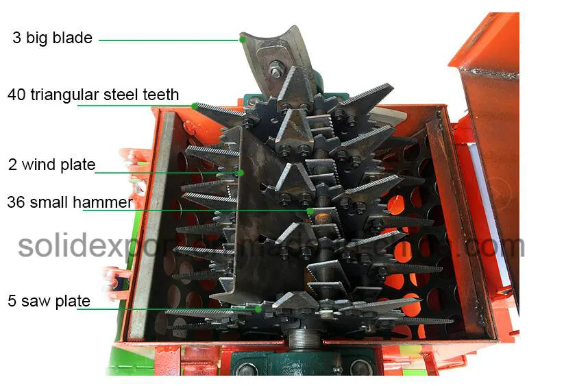 Agricultural Machinery 690 Grain Shredder Corn Silage Making Chaff Cutter Machinery