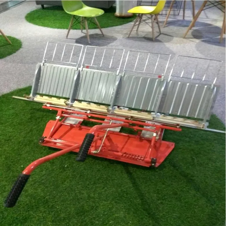 Agricultural Tool Manual Rice Transplanter 4 Rows Paddy Planter