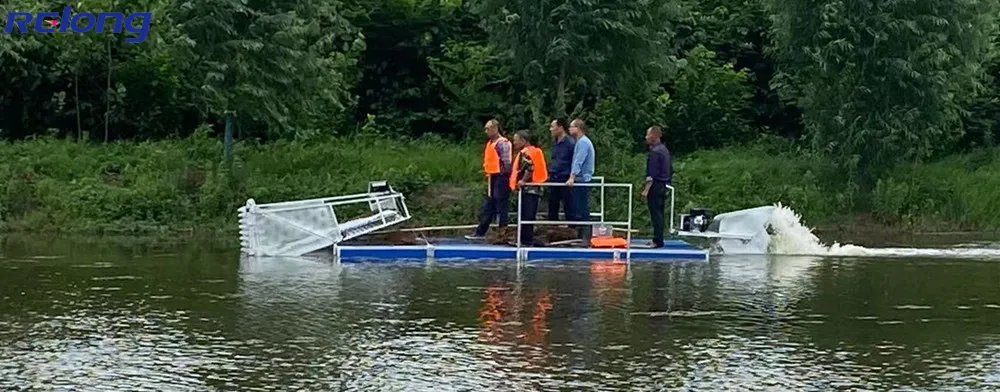 Aquatic Weed Harvester High-Efficiency Native/Mechanical Harvesting/Labor Saving/Small Size/Lightweight Construction/Agricultural Underwater Lawn Mower
