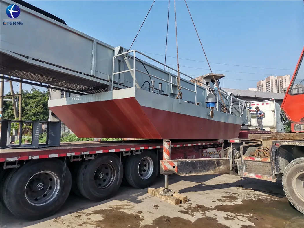 Automatic Aquatic Weed Harvester Garbage Trash Skimmer