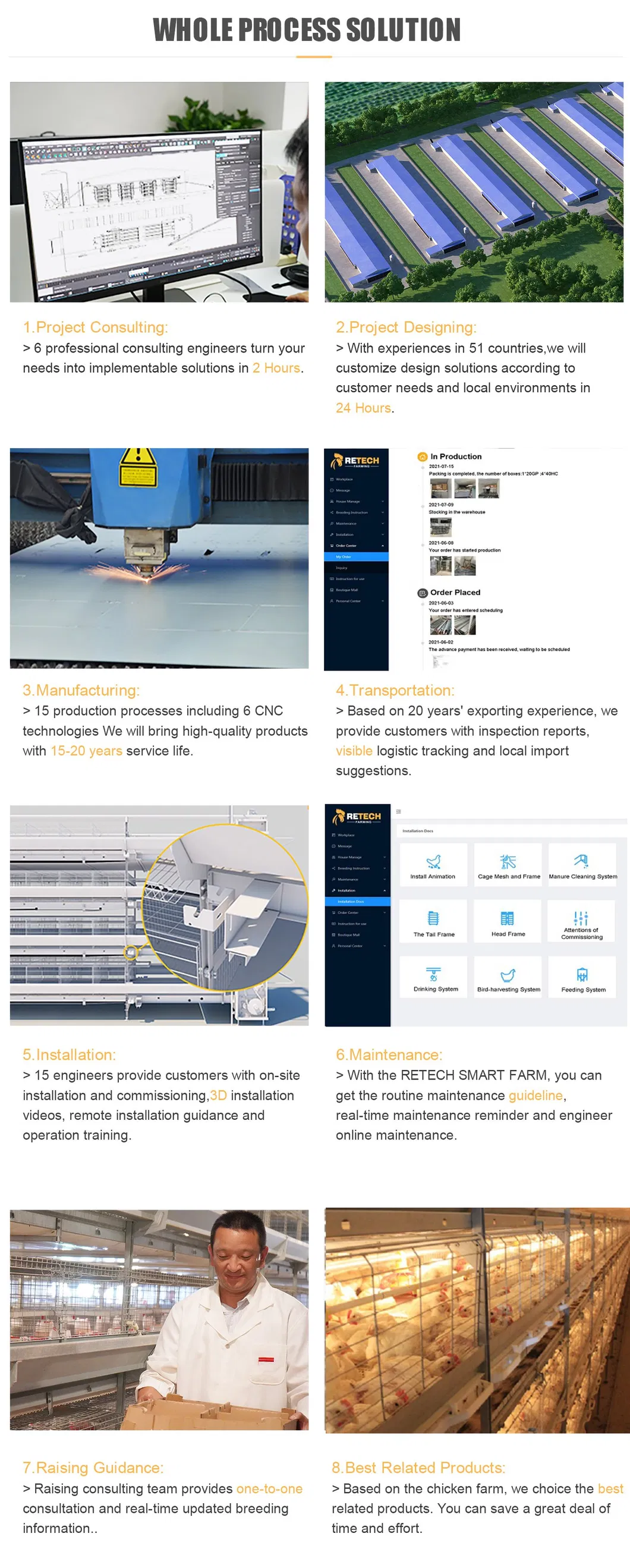 Automatic Broiler Poultry Equipment Chicken Cages Supplier