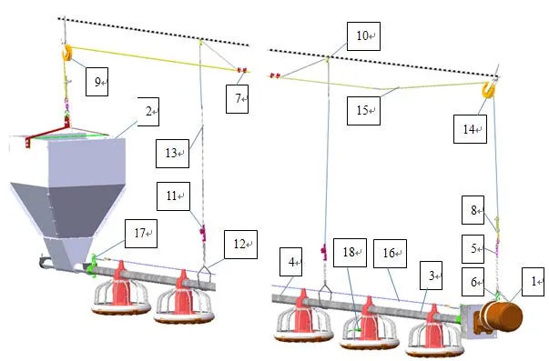 Automatic Chicken Feeders for Broiler Production