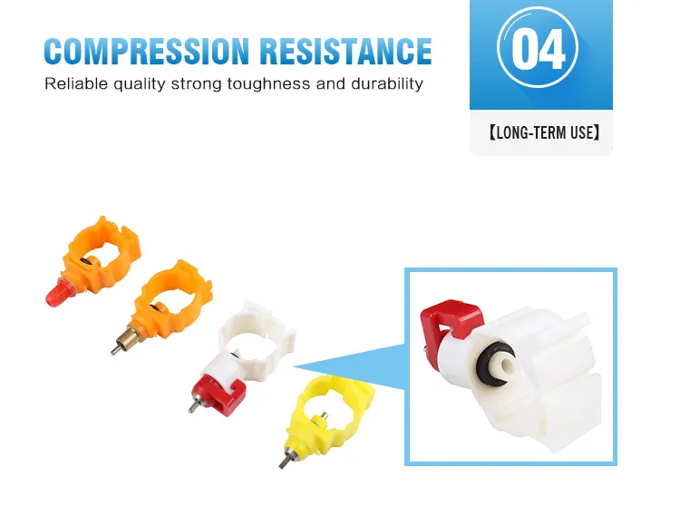 Ball Valve Automatic Poultry Nipple Drinker /Waterer for Chicken