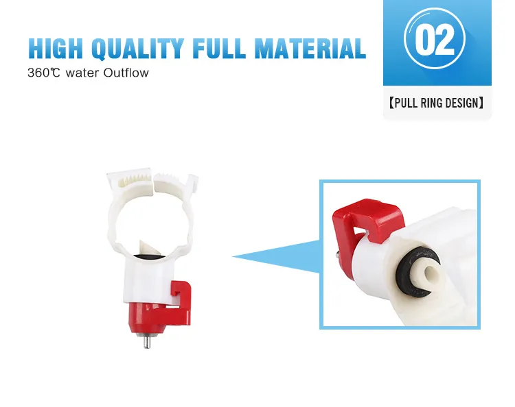Ball Valve Automatic Poultry Nipple Drinker /Waterer for Chicken