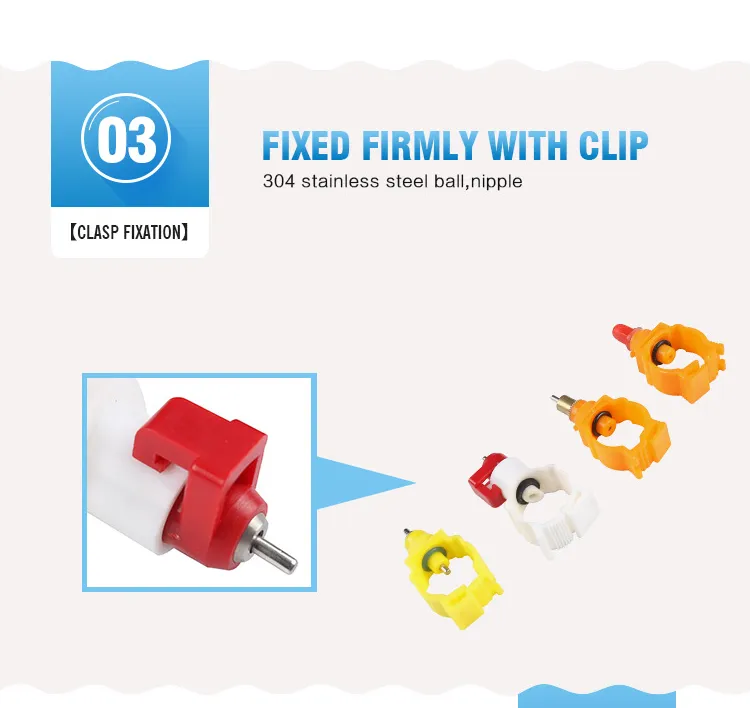Ball Valve Automatic Poultry Nipple Drinker /Waterer for Chicken