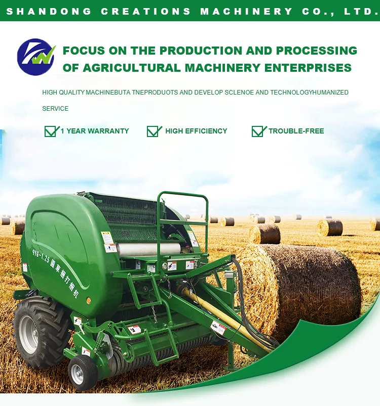 Big Vertical Square Grass Baler with 3 Point