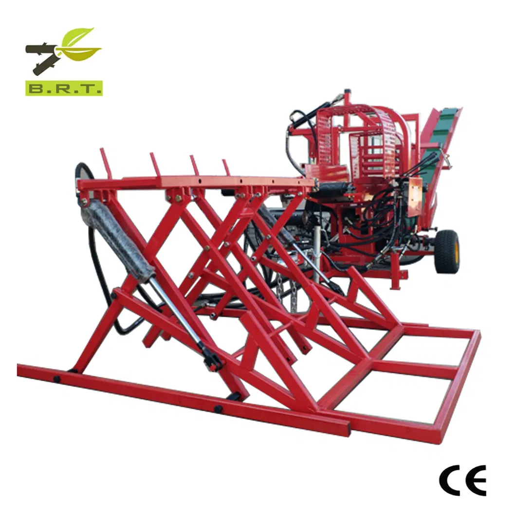 BRT Honda Petrol Engine Agricultural Machinery Firewood Processor with Log Table Lifter