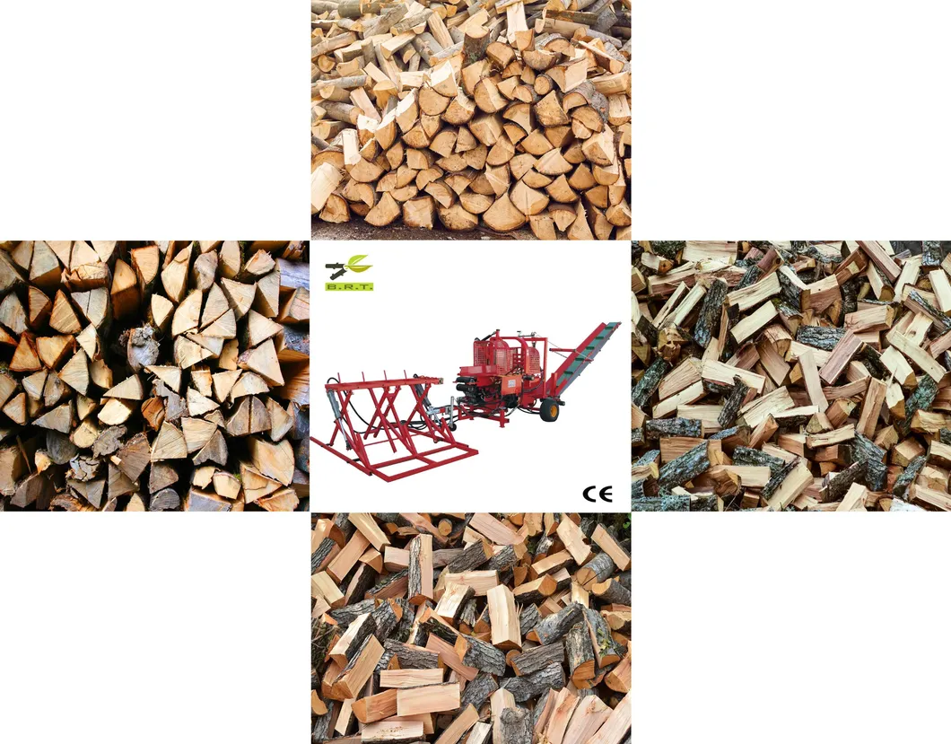 BRT Honda Petrol Engine Agricultural Machinery Firewood Processor with Log Table Lifter
