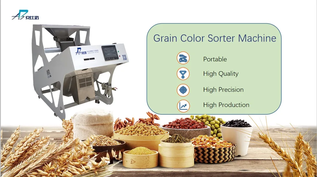 Buckwheat Color Sorter Buckwheat Color Sorting Machine with High Accurate CCD Camera and WiFi Remote Debugging