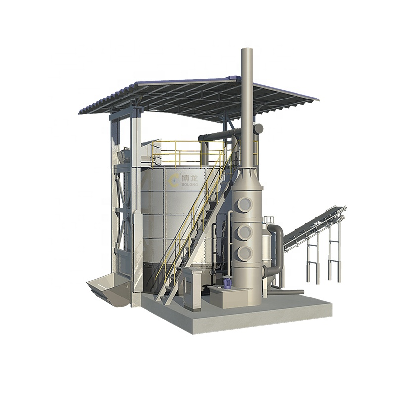Carbon Steel Wear-Resistant Composting Grinder for Organic Mature Fermentation