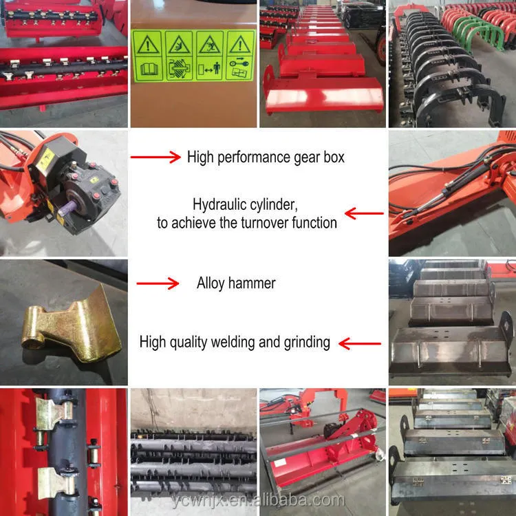 CE Approved Hydraulic Flail Mower for Tractor Verge Flail Mulcher