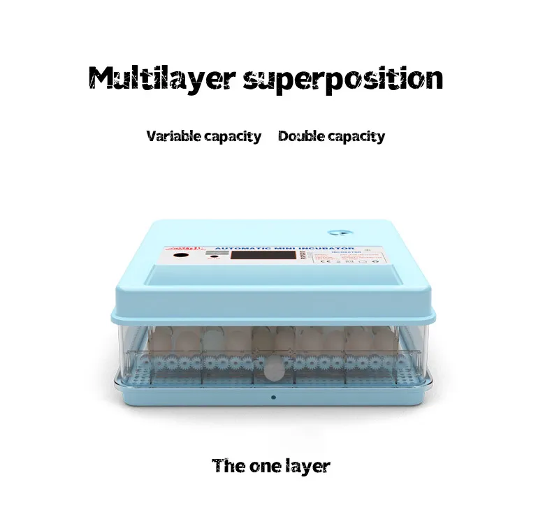 CE Approved Reptile Chickens Egg Incubator 12V 220V for Hatching 280 Eggs