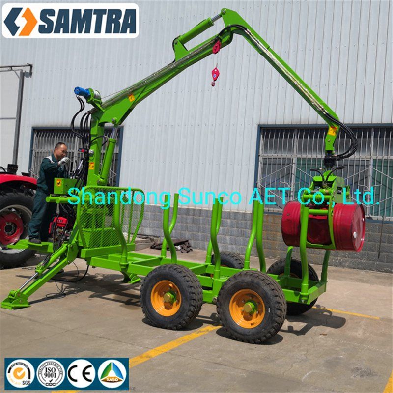 China Samtra! ! CE Log Grapple Crane Hot in Canada/USA/EU/ Thailand