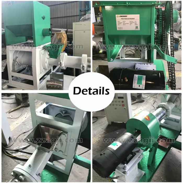 Chinese Factory Supplier Aquatic Floating Fish Feed Extruder Machine