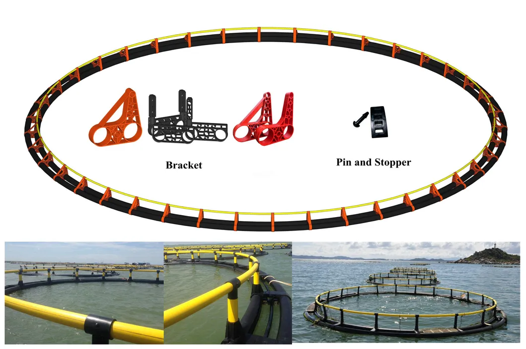 Circular Square HDPE Tilapia Farming Grow out Fish Net Cage
