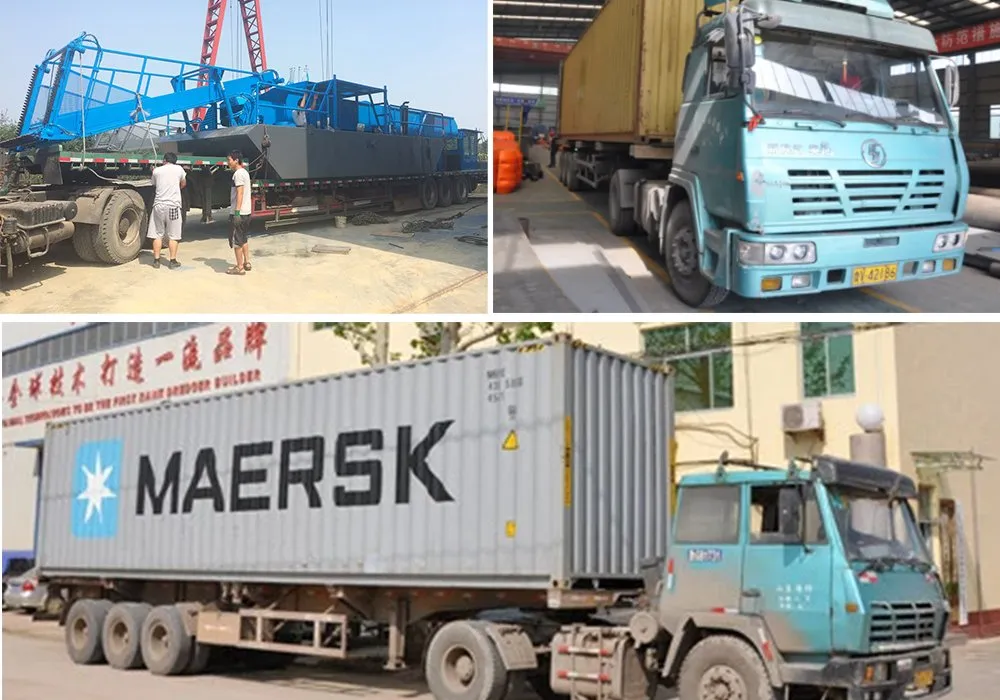 Competitive Price Carbon Steel Mechanical Emergent Weeds Weed Harvester for River in Russia