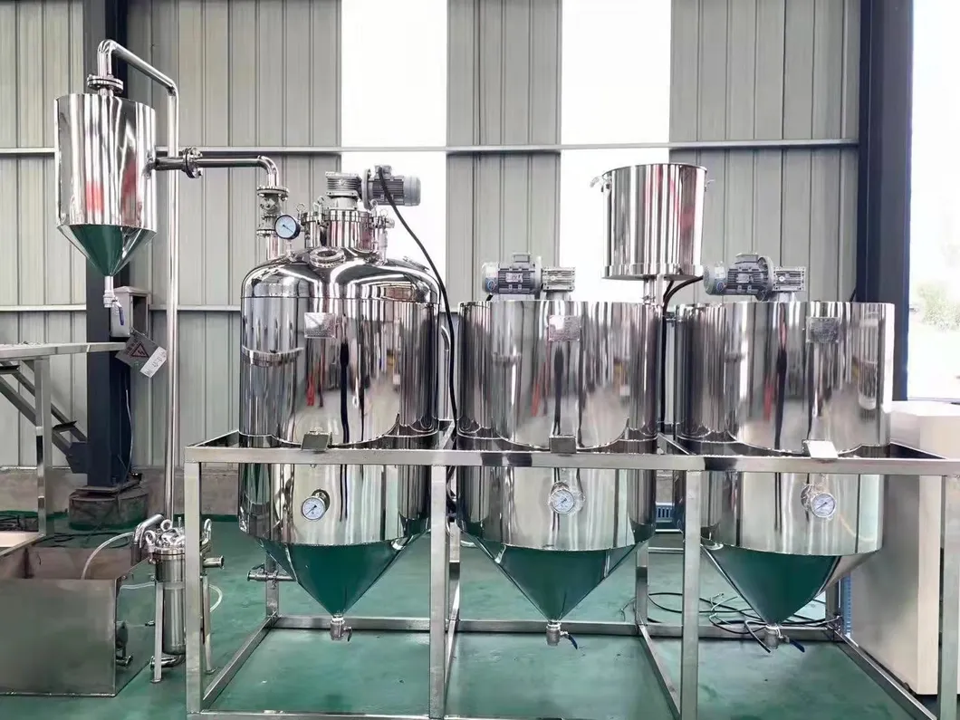Crude Degummed Rapeseed Oil Refinery Machine; Refinery for Crude Degummed Rapeseed Oil