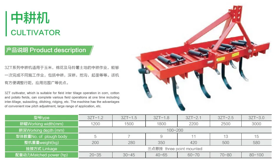 Cultivator (3Z series and 3ZY series)