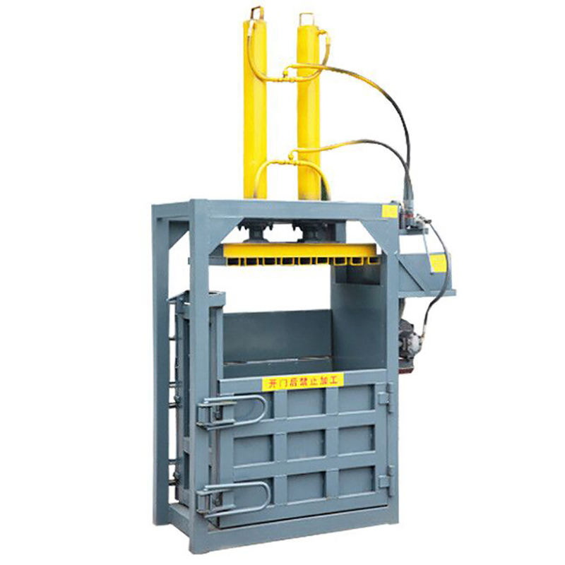 Double Chamber Vertical Clothing Baler for Clothing Textile Recycling Machinery